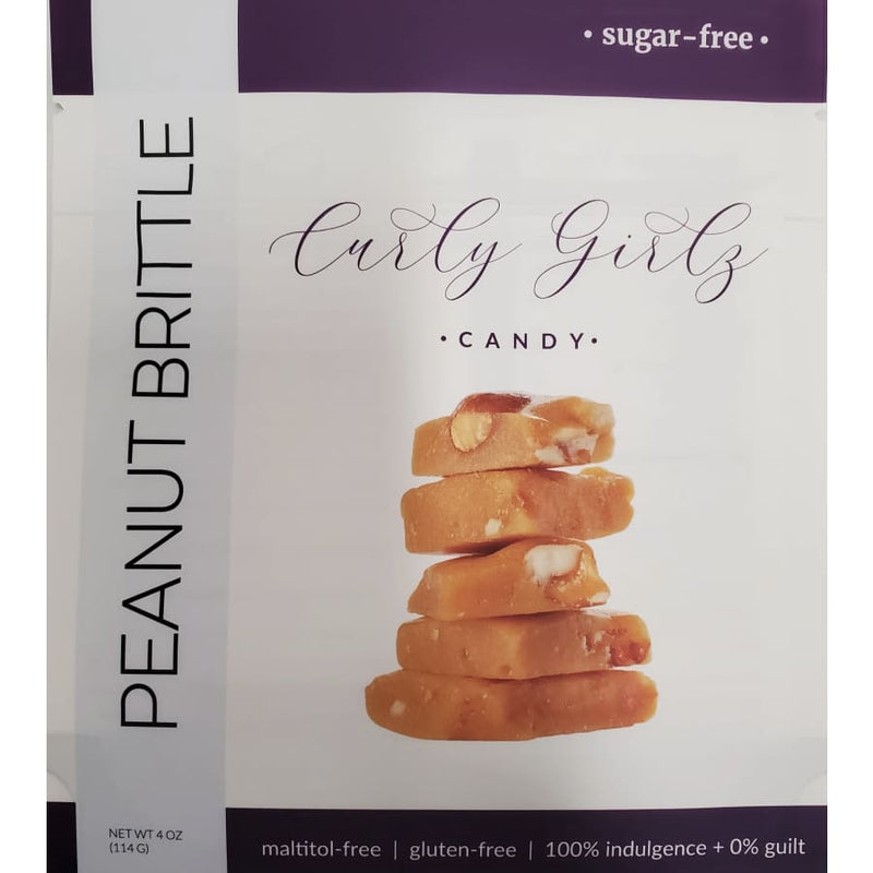 Sugar-Free Peanut Brittle by Curly Girlz Candy - High-quality Candies by Curly Girlz Candy at 