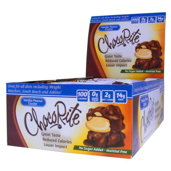 Sugar-Free Vanilla Peanut Clusters by ChocoRite - 16/Box - High-quality Candies by HealthSmart at 