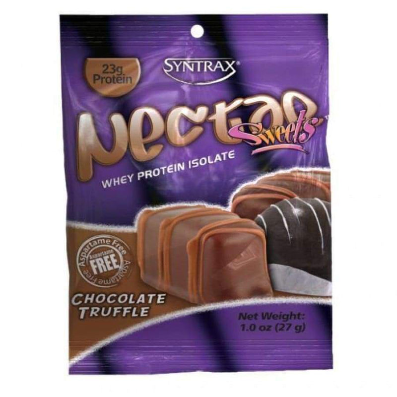 Syntrax Nectar Protein Powder Grab N' Go Box - Chocolate Truffle (12 Servings) - High-quality Single Serve Protein Packets by Syntrax at 