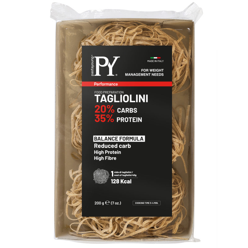 Reduced Carb Balanced Formula Pasta by Pasta Young - Tagliolini - High-quality Pasta by Pasta Young at 