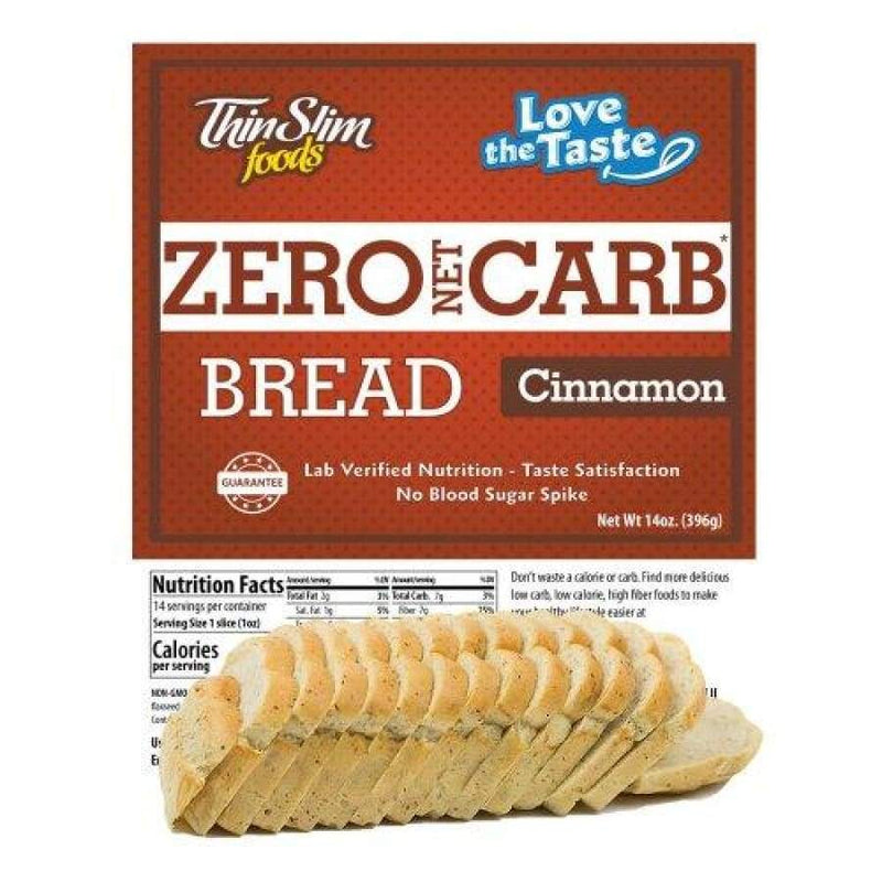 ThinSlim Foods Zero Carb Protein Bread - Cinnamon - High-quality Protein Bread by ThinSlim Foods at 