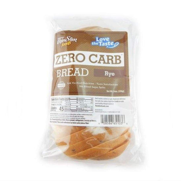 ThinSlim Foods Zero Carb High Protein Bread - Rye - High-quality Protein Bread by ThinSlim Foods at 