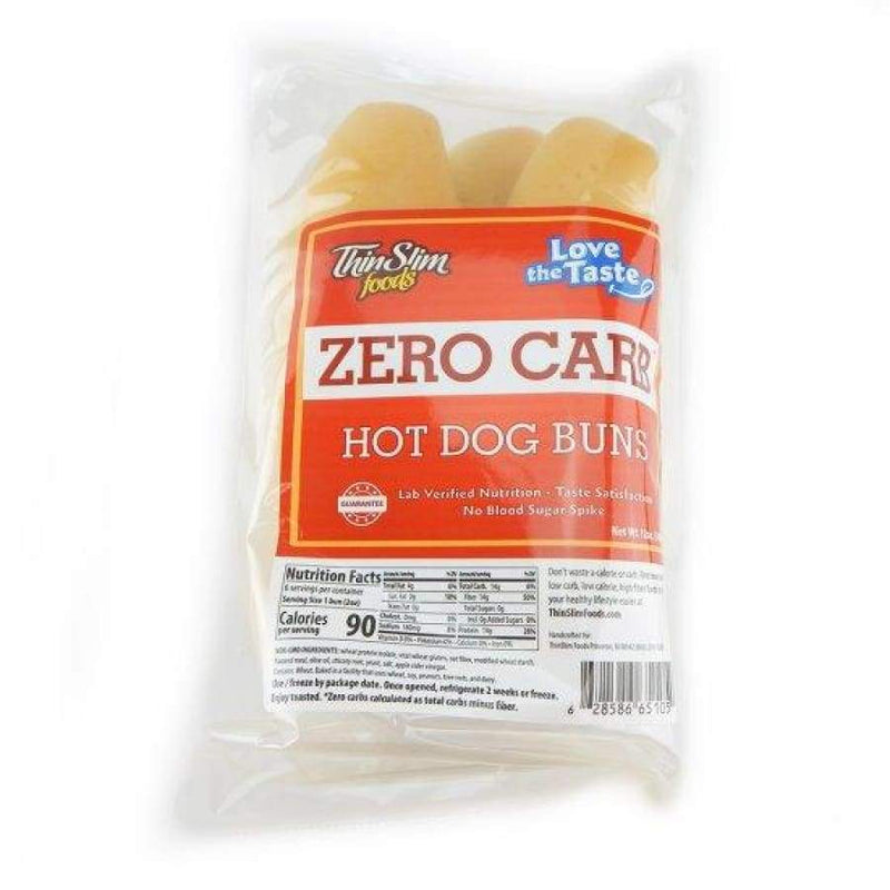 ThinSlim Foods Zero Carb Protein Hot Dog Buns - High-quality Protein Buns by ThinSlim Foods at 