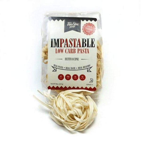 ThinSlim Foods Impastable Low Carb Pasta - Fettuccine - High-quality Pasta by ThinSlim Foods at 
