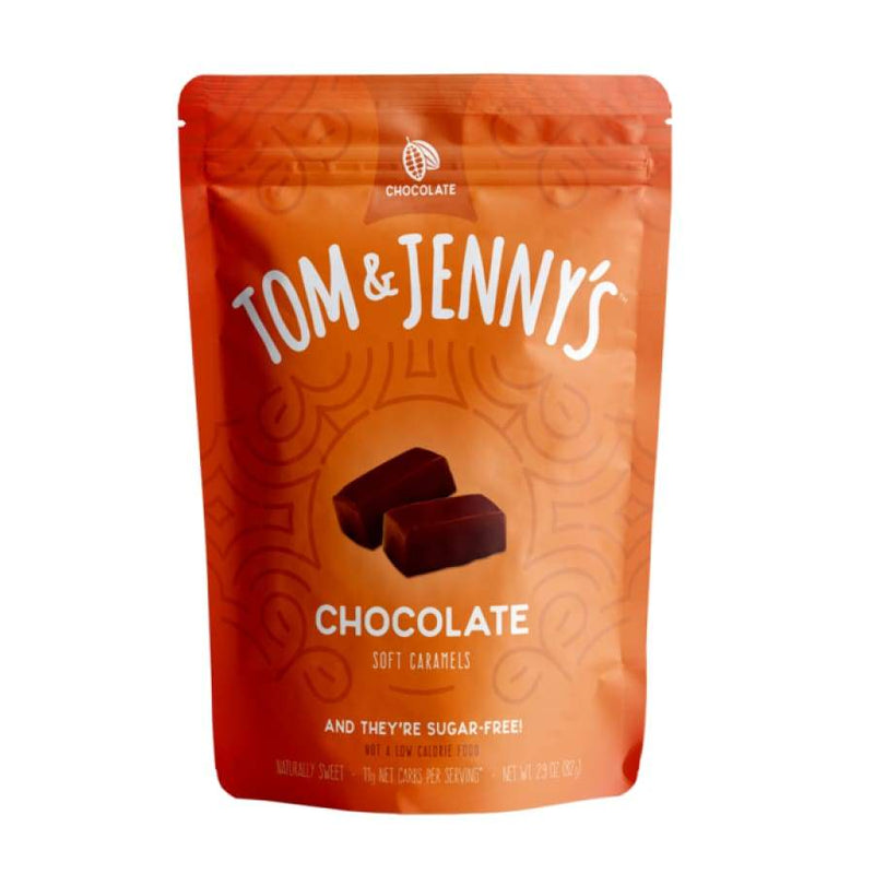 Tom & Jenny's Sugar-Free Soft Caramels - Chocolate - High-quality Candies by Tom & Jenny's at 