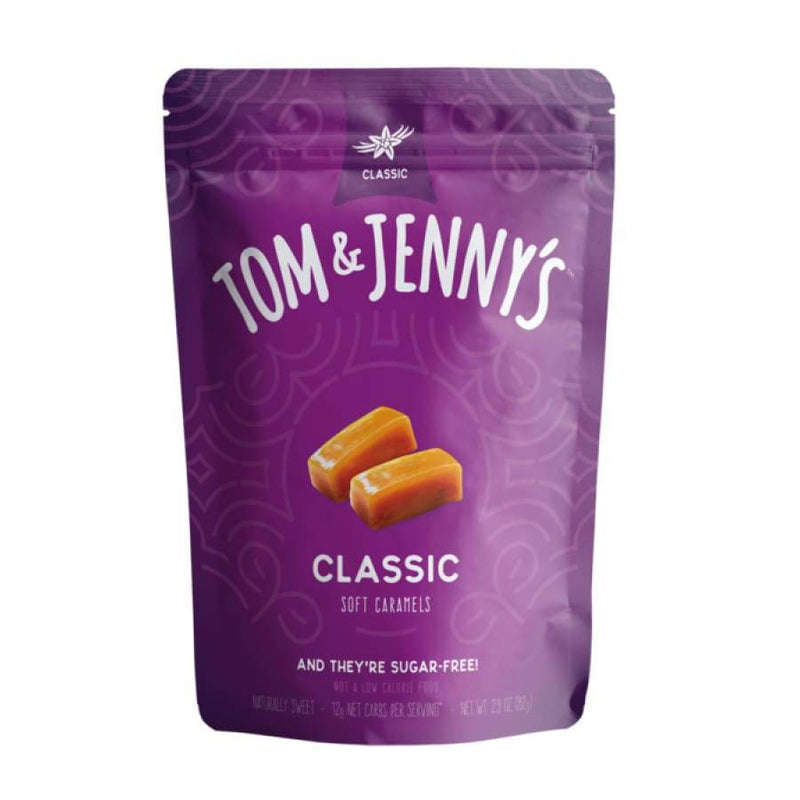 Tom & Jenny's Sugar-Free Soft Caramels - Classic - High-quality Candies by Tom & Jenny's at 