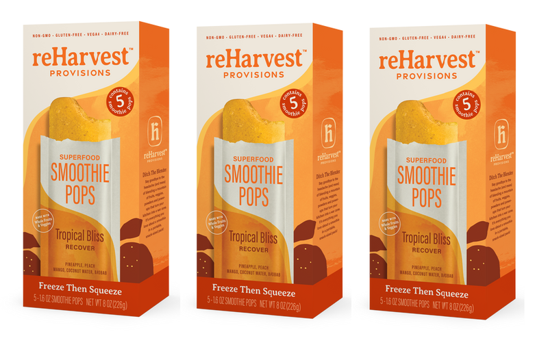 reHarvest Provisions Smoothie Pops - Tropical Bliss
