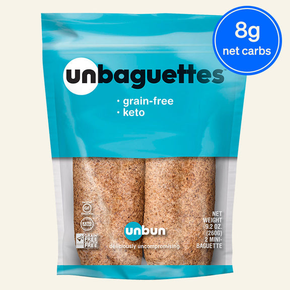 Unbaguettes 8" Gluten-Free Keto Sub Bun by Unbun - High-quality Bread Products by Unbun at 