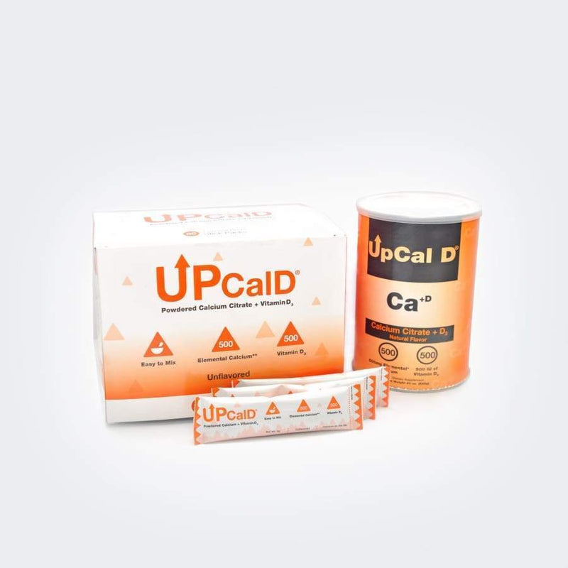 UpCalD Calcium Citrate + Vitamin D3 Powder - High-quality Calcium by Global Health Products at 