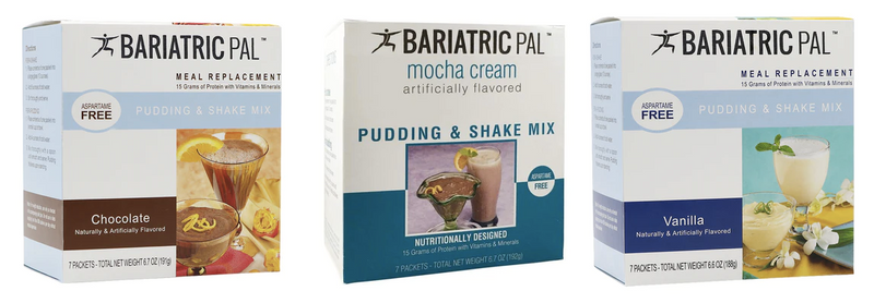 BariatricPal 15g Protein Shake or Pudding (Aspartame Free) - Jumbo Variety Pack - High-quality Puddings & Shakes by BariatricPal at 