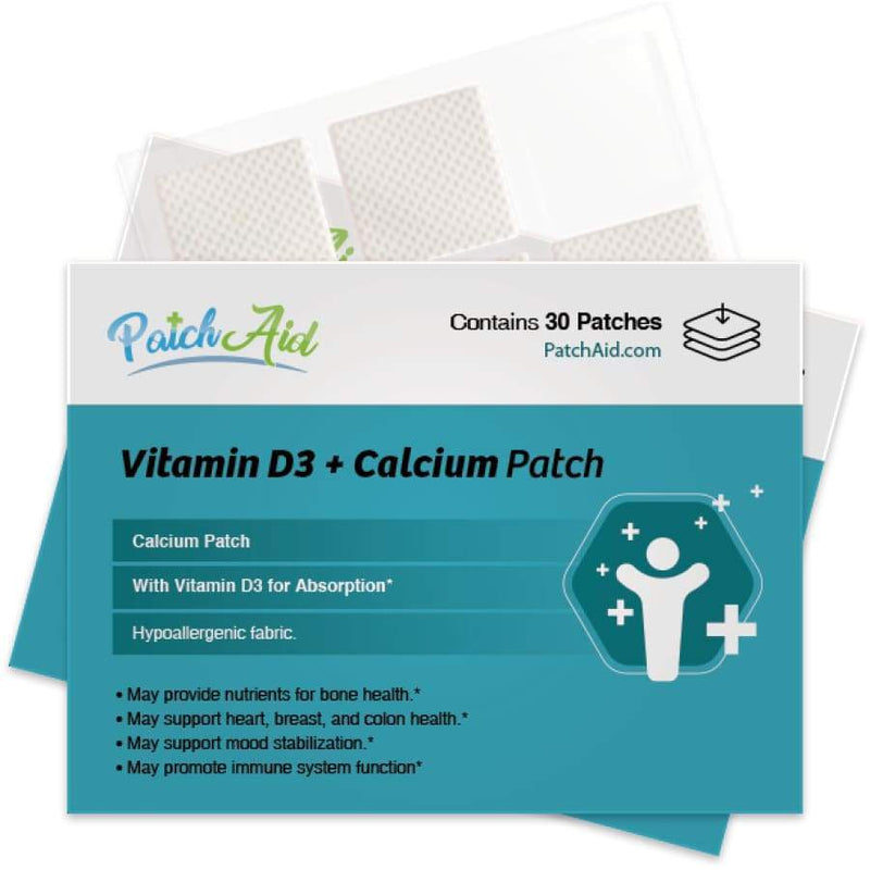 Vitamin D3 Plus Calcium Vitamin Patch by PatchAid by PatchAid - Affordable  Vitamin Patch at $18.95 on BariatricPal Store