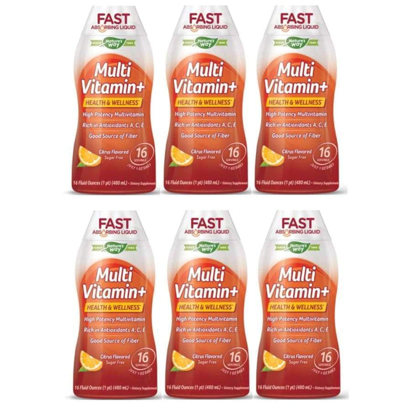Wellesse Multivitamin+ Liquid by Natures Way - Citrus Flavor - High-quality Multivitamins by Wellesse at 