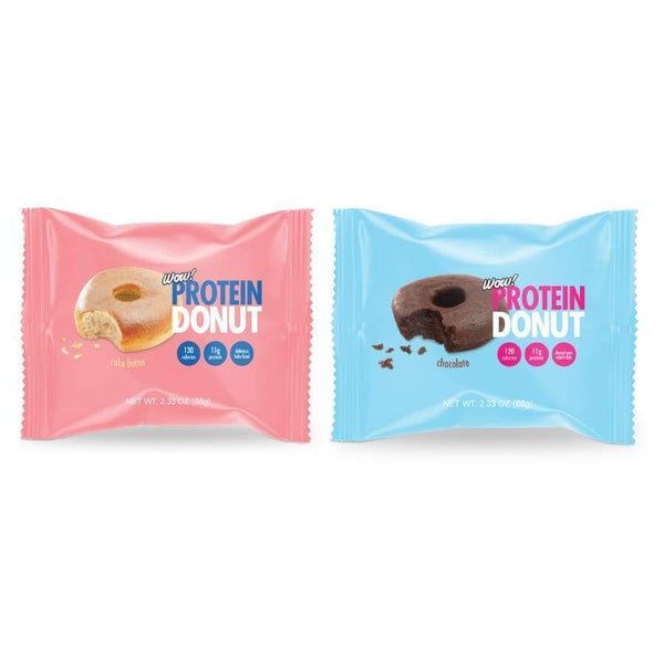 WOW! High Protein Donuts - 2-Flavor Variety Pack - High-quality Cakes & Cookies by WOW! at 